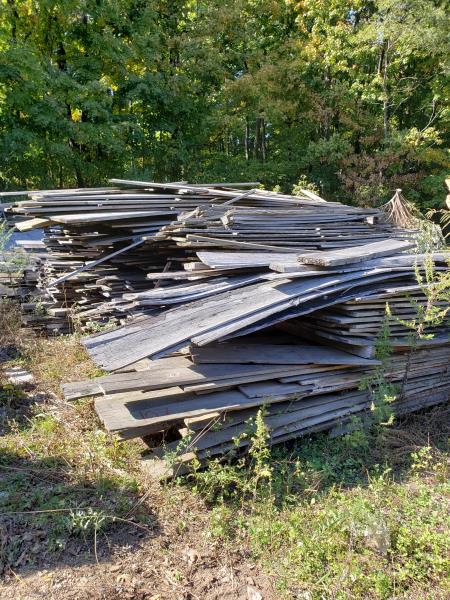 10 Stacks, pine & oak, 1"x6", 1"x8", 1"x10", 4'x6'x10' (1 of 7)