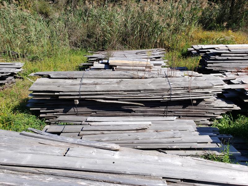 11 Stacks, assorted pine, each Stack 4'x4'x10', 1"x6", (1 of 5)