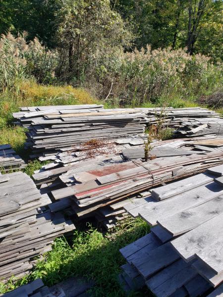 10 Stacks of assorted Pine, each Stack, 4'x6'x12', some (1 of 4)
