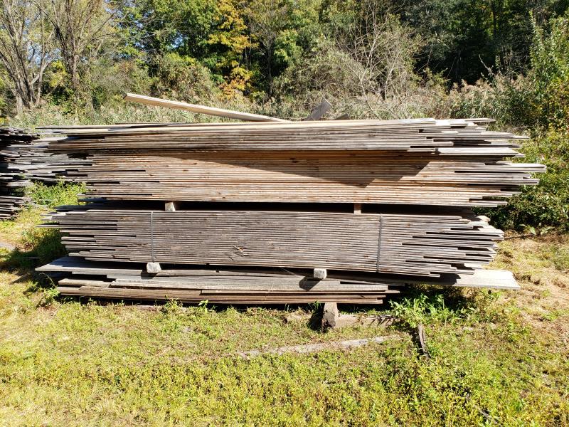 2 Stack of Pine tounge & groove flooring, 1"x6"x10' (1 of 3)