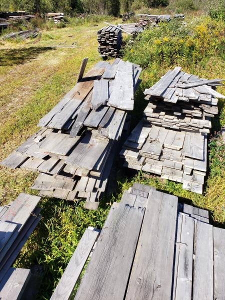 8 Stacks of Lumber, each Stack 4'x7'x10', 1"x6", 1"x8", (1 of 3)