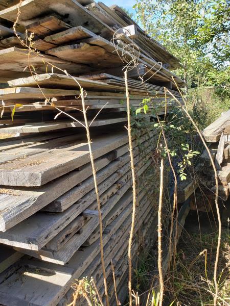 6 Stacks of assorted lumber, 2"x10" planks, 1"x10", (1 of 6)