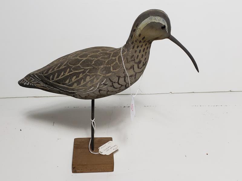 Sandpiper Coastal Bird Sculpture Curlew Snipe Metal Yard Art