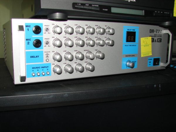 B&B digital effects stereo power amplifier, model#