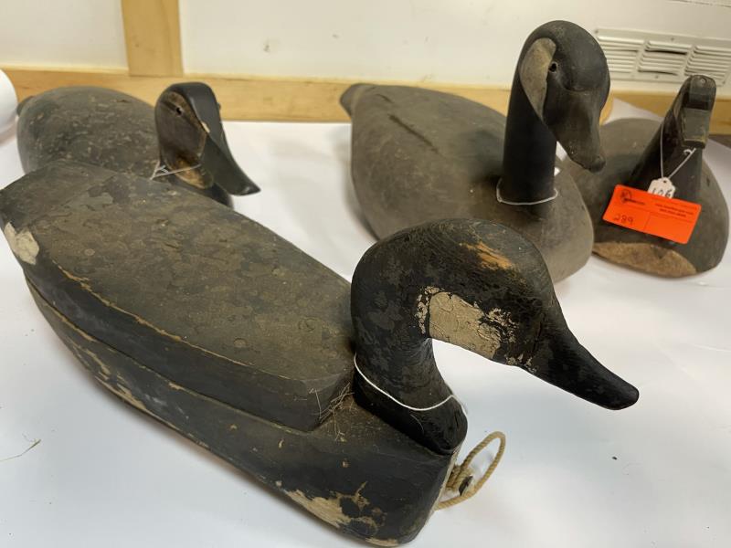 4 Oversized Decoys 1 Duck, 3 Canadian Geese: 1 Duck, 3 Canadian Geese