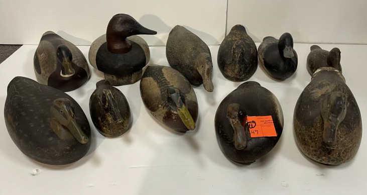 (11) Duck Decoys As is condition: As is condition