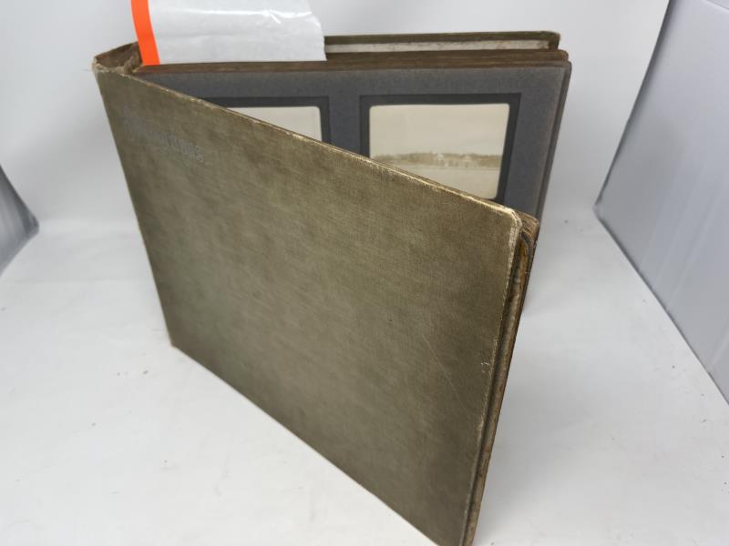 Photo Album with photos 191 Photos of boats, lakes,: 191 Photos of boats, lakes, city views, fire engines, wagons; each photo 3 1/2" x 4 1/2"