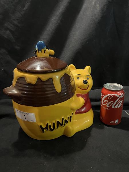 Vintage Winnie The Pooh Hunny Pot Cookie Jar, (1 of 8)
