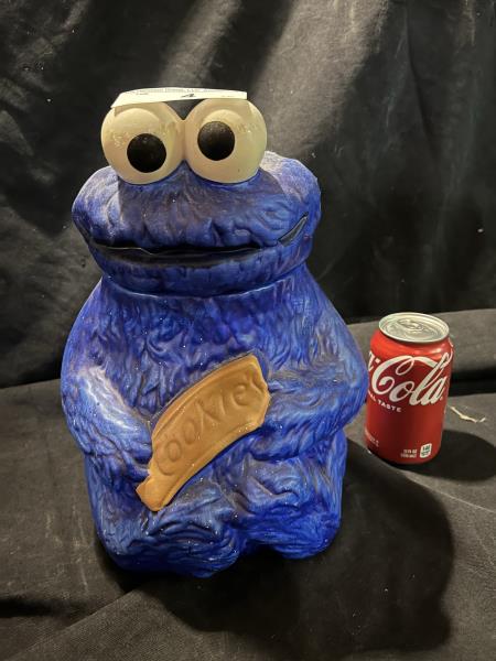 Sesame Street Cookie Monster Cookie Jar, Ceramic, (1 of 8)