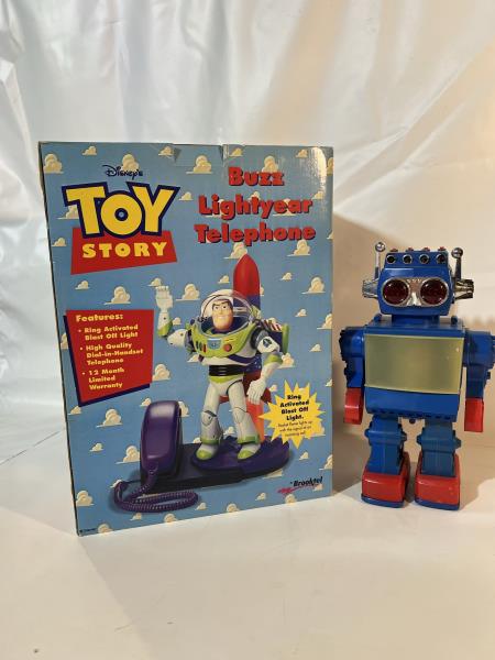 Lot of (1) Robot & (1) Disney Toy Store Buzz (1 of 15)