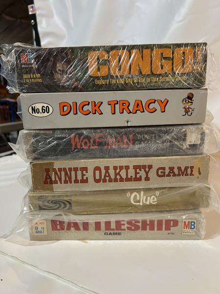 Lot of (6) Board Games Including Milton Bradley (1 of 18)
