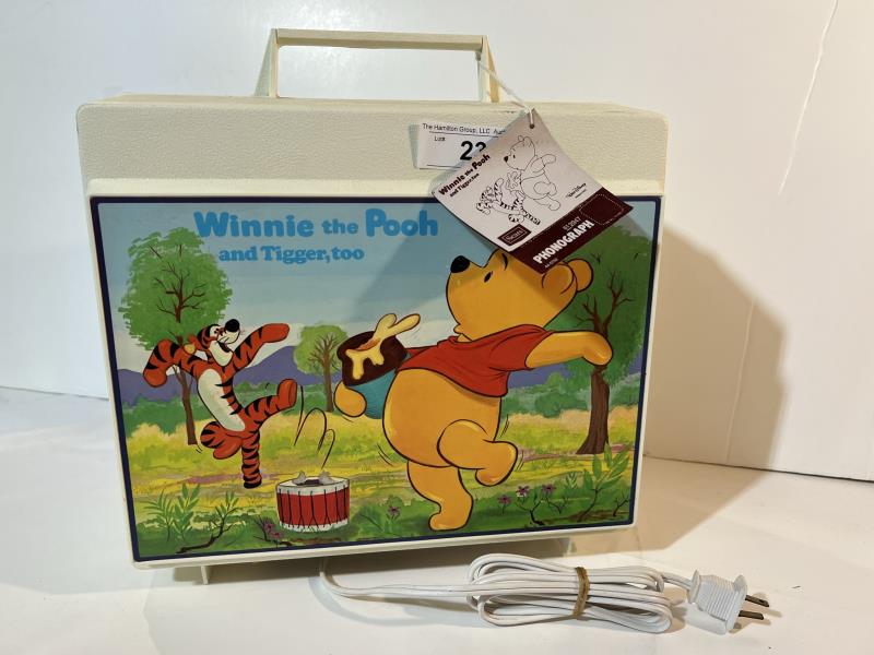 Winnie The Pooh & Tigger Too Sears Phonograph in: Winnie The Pooh & Tigger Too Sears Phonograph in Case, Electric