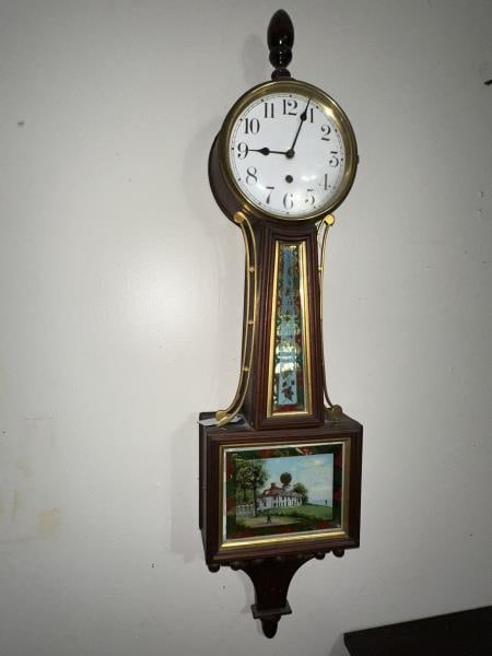 Banjo Clock, Waterbury Clock Co., (1 of 8)