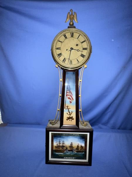 Banjo Clock, door constitution taking the Cyane & (1 of 8)