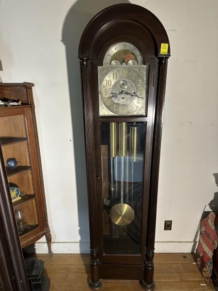 Grandfather Clock, Nelson Brown Boston Mass., 5 tu (1 of 5)