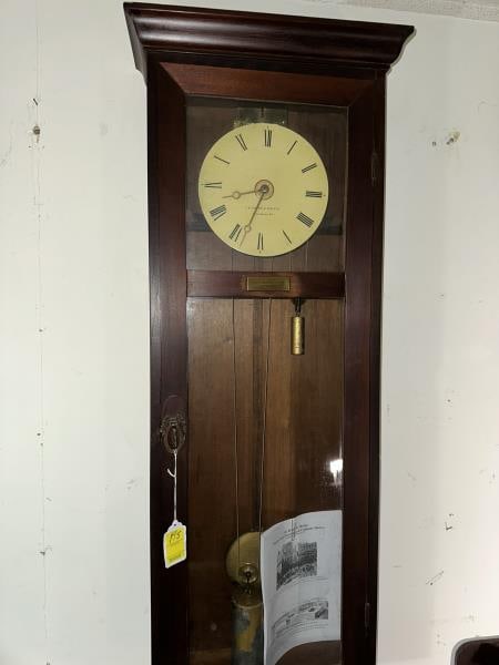 Clock, J. R. Brown & Sharpe Providence 1855, wall (1 of 6)