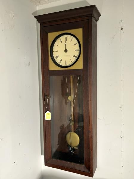 Clock, J. R. Brown & Sharpe Providence 1855, wall (1 of 5)