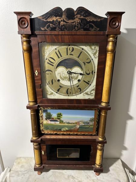 Mantle Clock, Birge Case & Co. Bristol Conn (1 of 8)