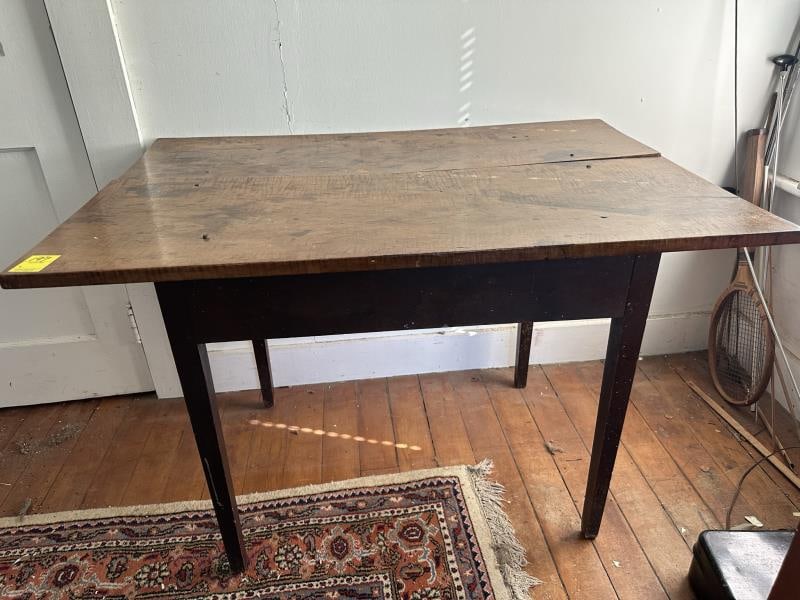 Tavern Table, maple, 2 board top, tapered legs (1 of 5)