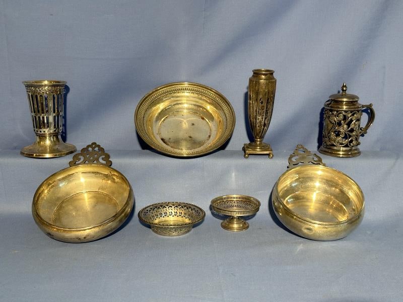 Lot of Sterling Silver (18 Troy Ounces). 2 bowls, (1 of 2)