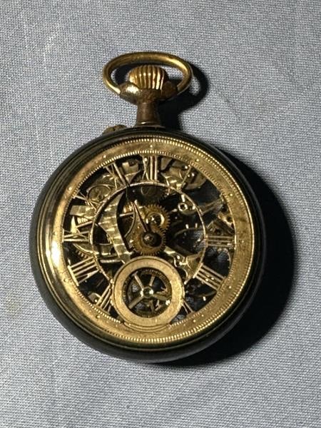 Pocket Watch - not signed, silver dial, missing ha: Pocket Watch - not signed, silver dial, missing hands, not workingUnless You Are A Liveauctioneers Premium Bidder This Lot Must Be Paid For By Cash, Bank Check or Wire Transfer.