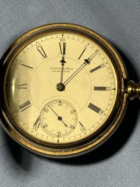 Pocket Watch, E. Howard & Co. Boston, 218934, warr (1 of 6)