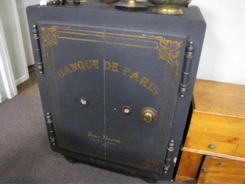 Faux Safe, Stage Prop, Wooden Painted, Paint Loss,: Faux Safe, Stage Prop, Wooden Painted, Paint Loss, Knobs Off, 51" Tall x 41" Wide x 19" Deep