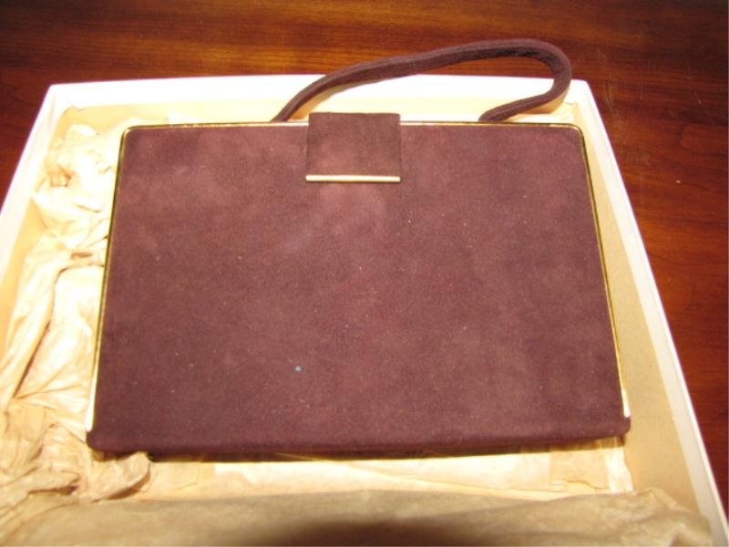 Purse, Brown, Elizabeth Arden, Original Box, 8 1/2: Purse, Brown, Elizabeth Arden, Original Box, 8 1/2" x 5 1/2"