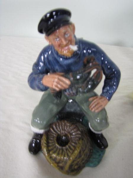 Statue, Royal Doulton, "The Lobster Man", Approx. : Statue, Royal Doulton, "The Lobster Man", Approx. 7 1/2" Tall