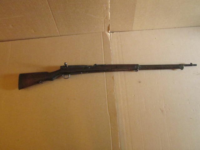 Rifle, Japan, Arisaka Type 38 Rifle Model 1905, SN:: Rifle, Japan, Arisaka Type 38 Rifle Model 1905, SN: 007392536, CAL 6.5mm, Bolt Action, 50 1/4", Stock Poor Condition, 112 Stamped in Stock, Dust Cover / Ground Stock