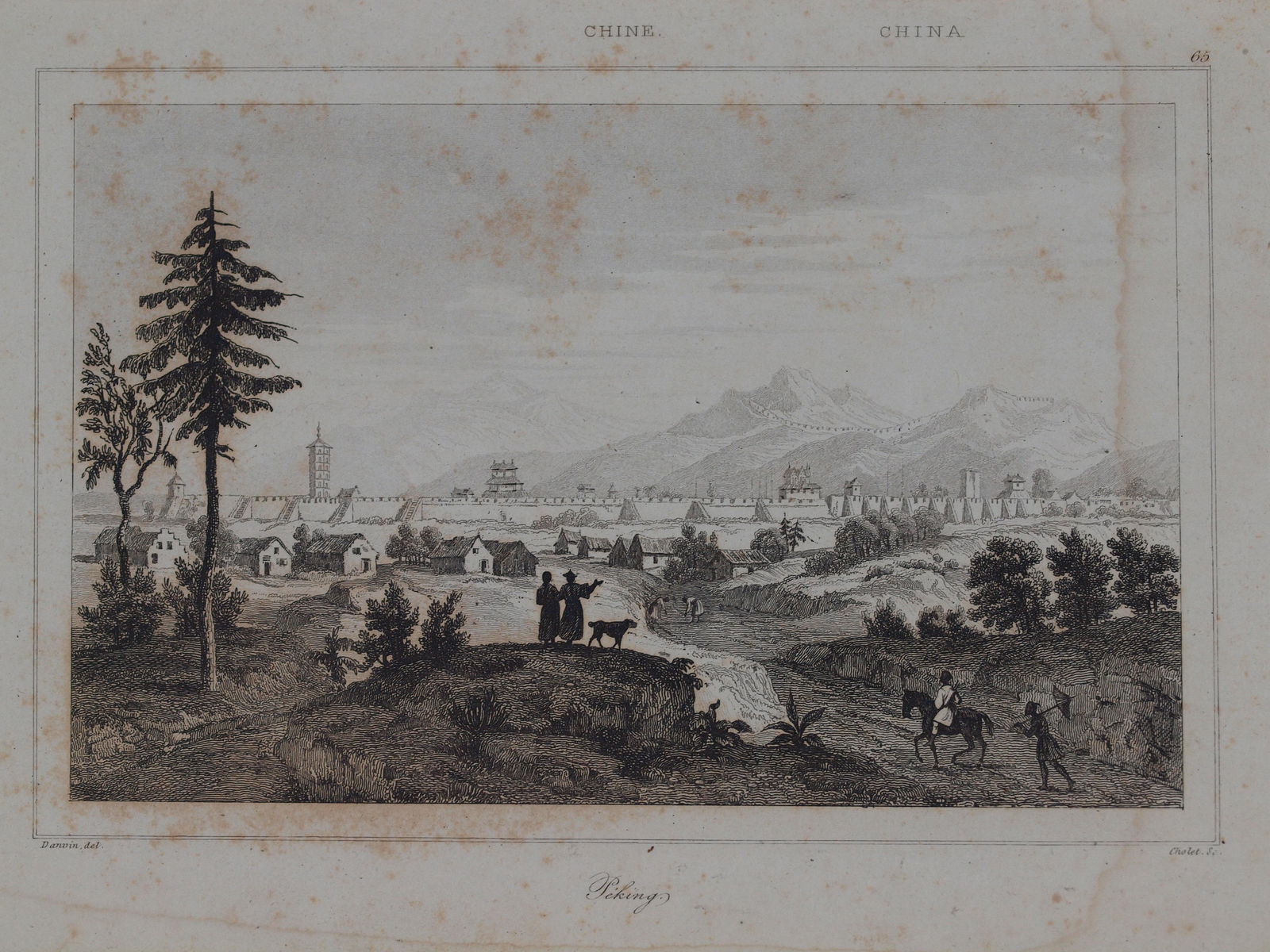 View Beijing Peking China 1860 Cholet Danwin (1 of 2)