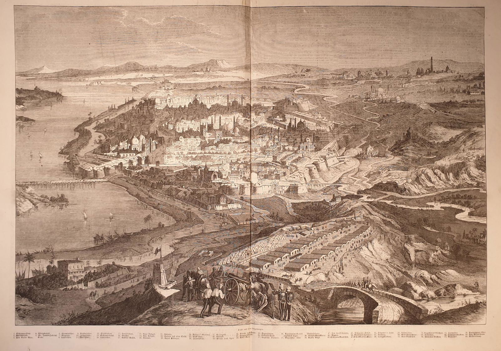 Big view Delhi India 1857 Zeitung (1 of 7)