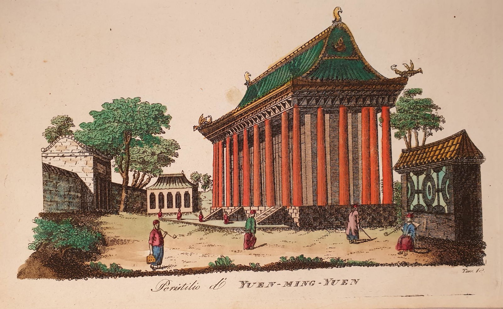 Print Summer Palace of Yuanmingyuan Beijing China (1 of 2)