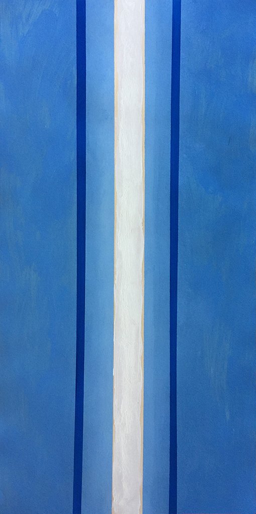Attributed to Barnett Newman: Barnett Newman (1905-1970) was an American artist. He is seen as one of the major figures in abstract expressionism and one of the foremost of the color field painters. His paintings are existential i