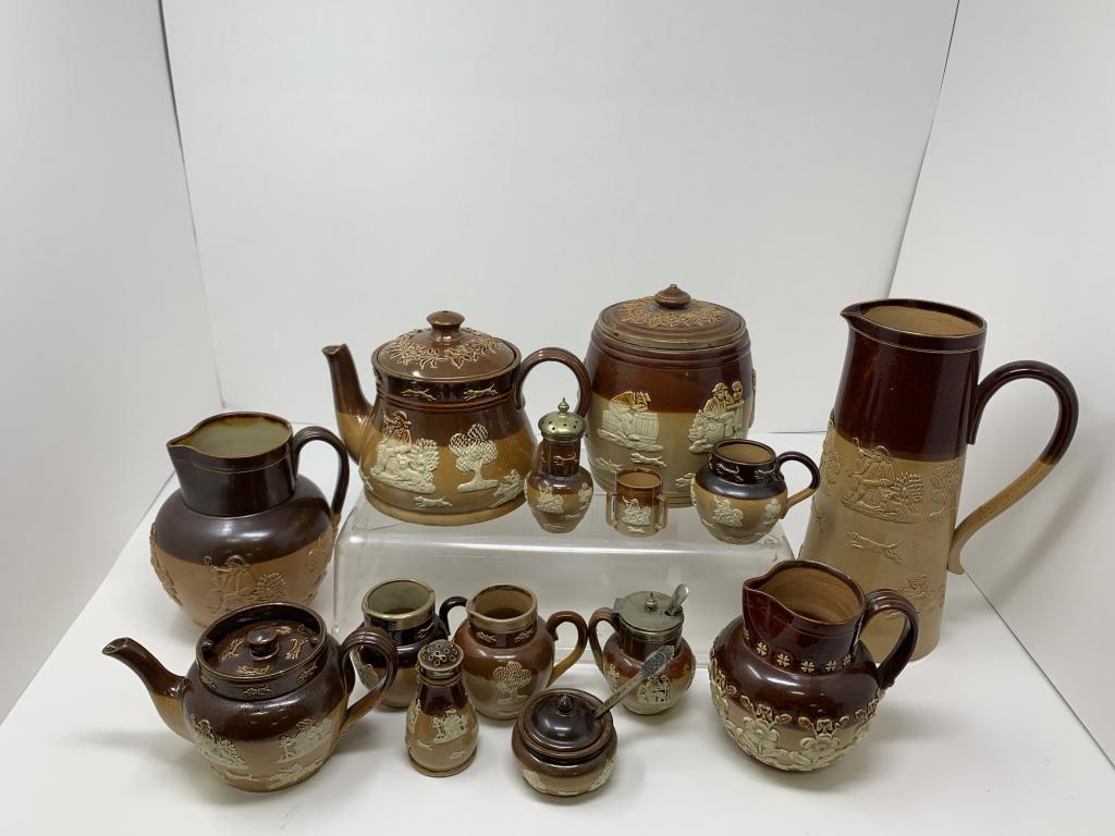 14 Piece Royal Doulton Lambeth Saltglaze Pottery (1 of 12)