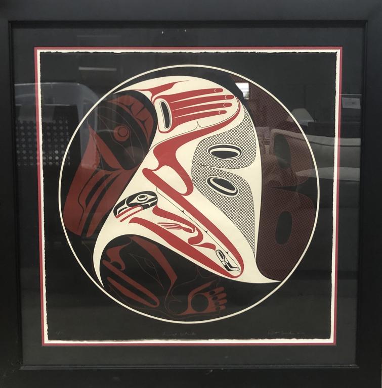 Robert Davidson "Innocent Bystander" Serigraph (1 of 4)