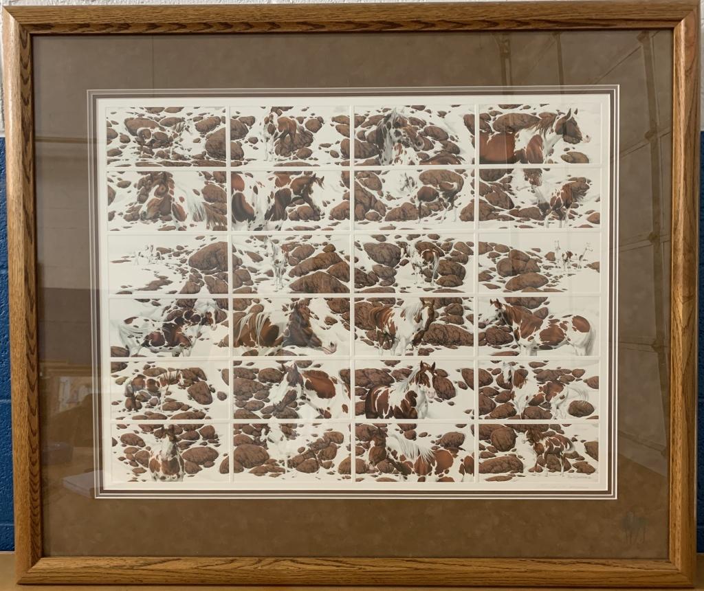 Bev Doolittle Signed & Numbered Print: "Hide and Seek" by Bev Doolittle 38" x 32 1/2" 2411/25000