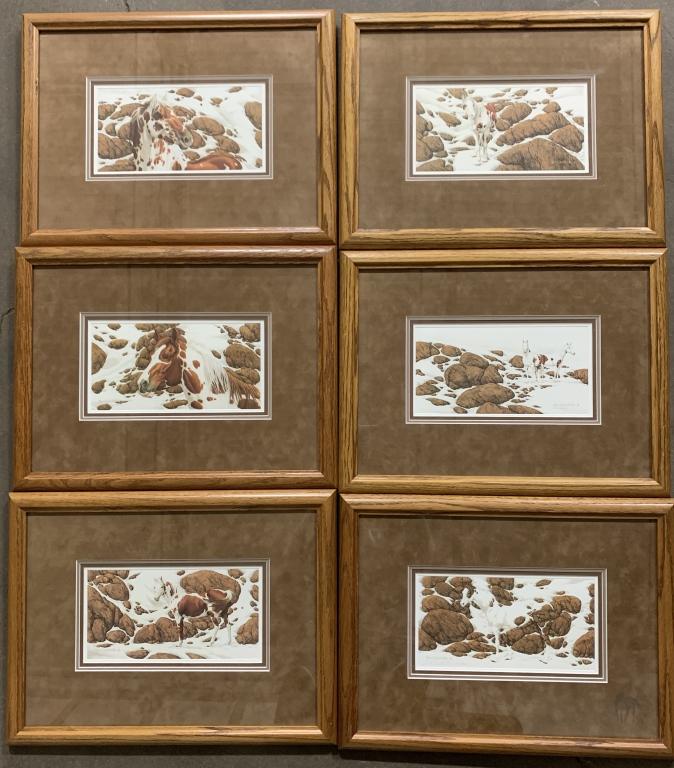 Set of 6 Bev Doolittle Hide &amp; Seek Prints - Dec 12, 2019 | Coughlin's in MI