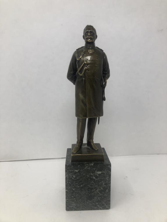 Schmidt Felling Bronze Sculpture: 11" tall