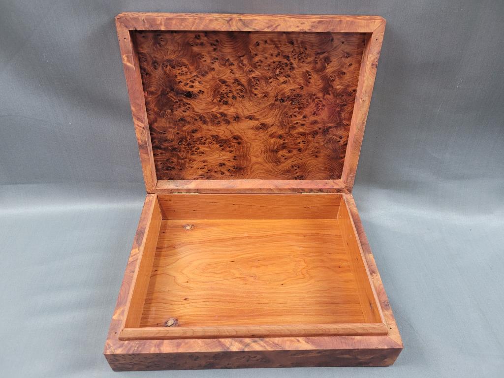 Morocco Thuya Burl Wood Jewelry Box (1 of 8)