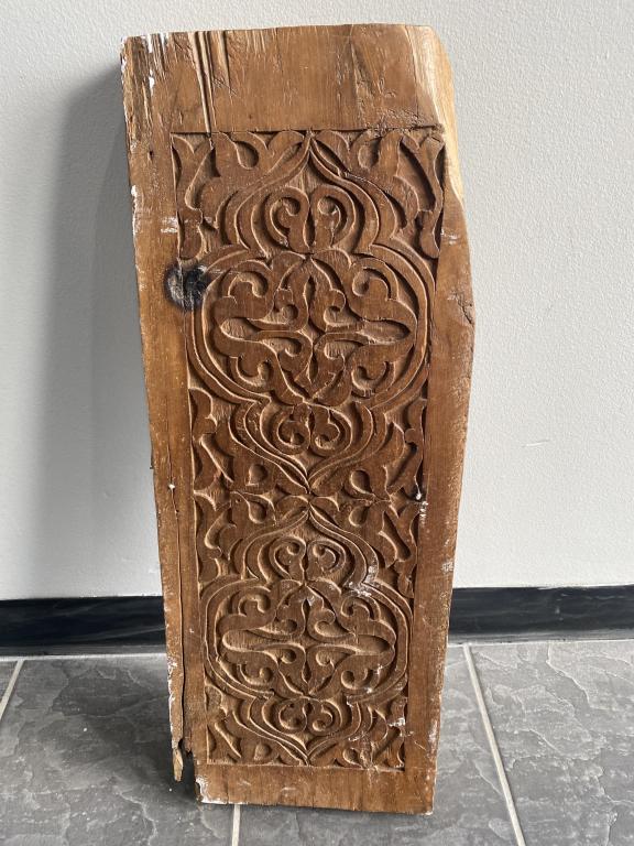 Antique Moroccan Wood Panel (1 of 4)