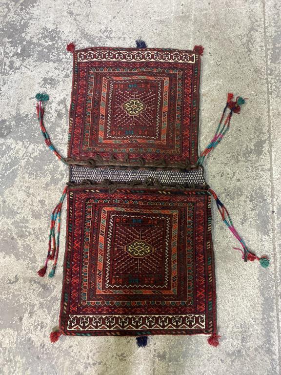 Handmade Tribal Afghan Wool Saddlebag (1 of 6)