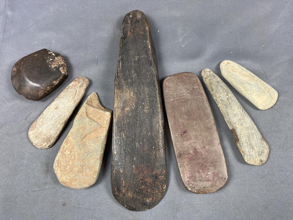Lot of Antique Thai Stone Tools (1 of 8)