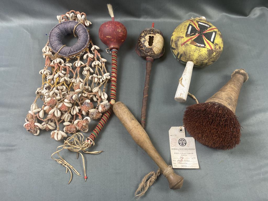 Antique Native American Rattles and More: See pictures