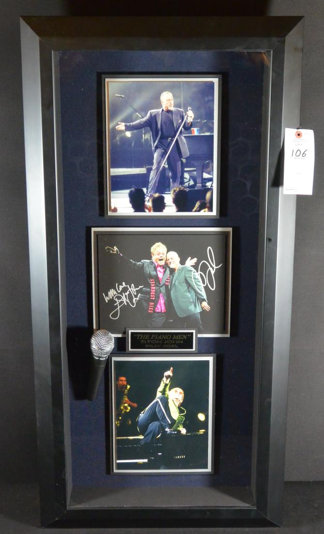 Framed Signed "The Piano Men" Photos w/ COA (1 of 5)