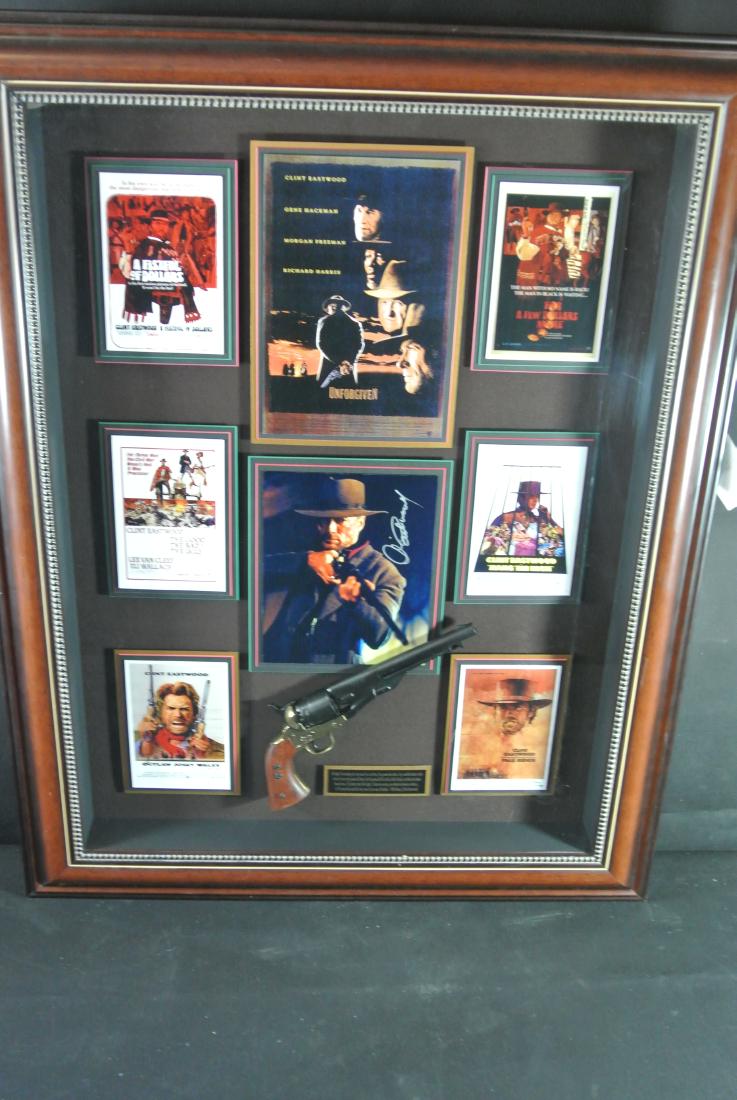 Framed Signed Clint Eastwood Movie Posters w/ COA (1 of 13)