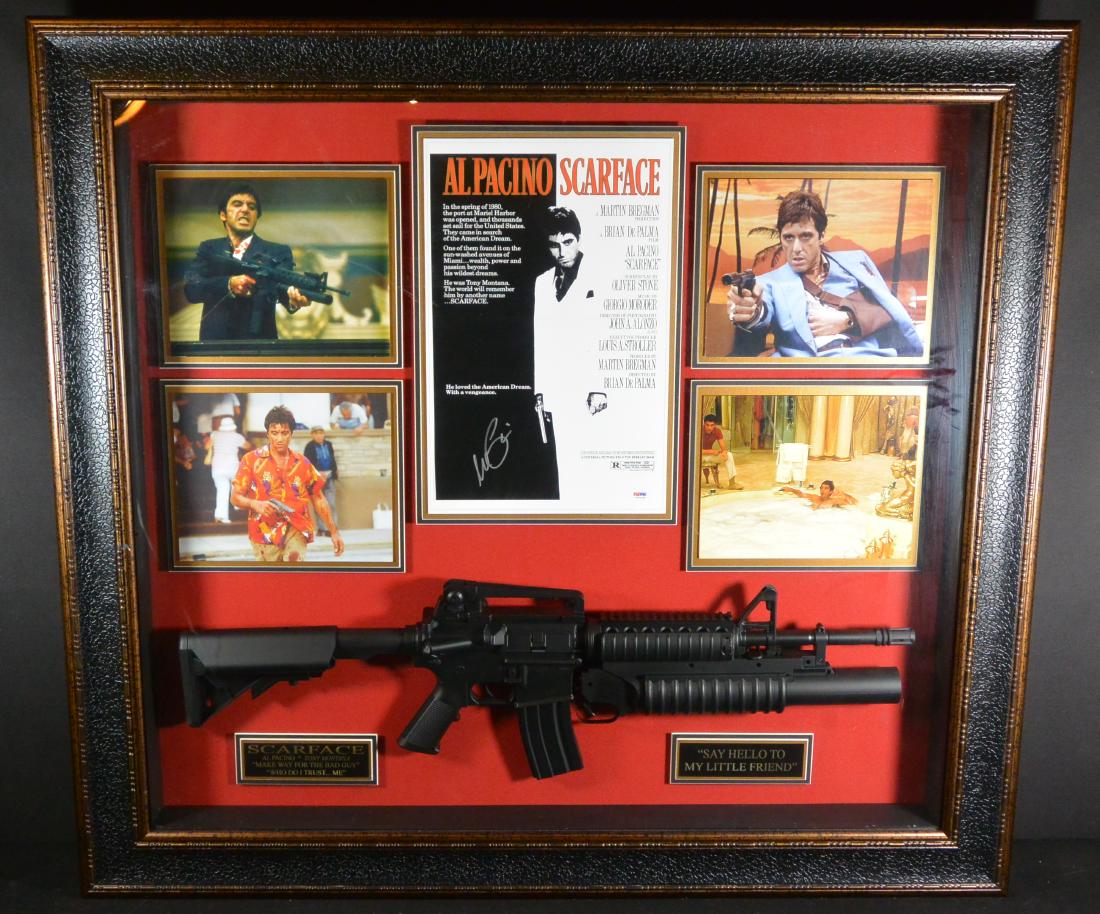 Framed Signed Scarface Movie Stills w/ COA (1 of 8)