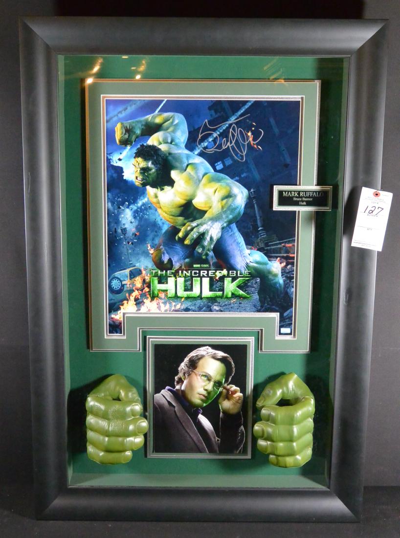 Framed Signed The Incredible Hulk Poster w/ COA (1 of 4)