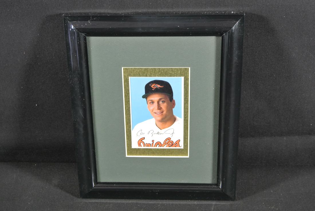 Framed Signed Cal Ripken Photo ~ No COA (1 of 2)