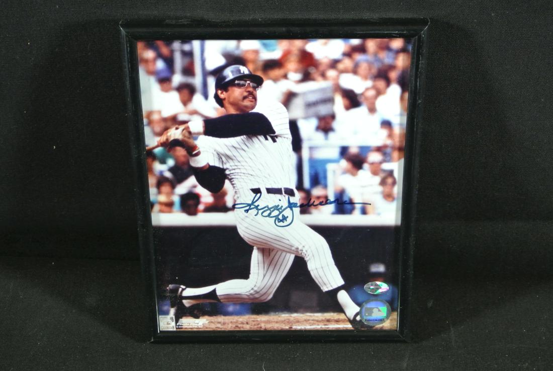 Framed Signed Reggie Jackson Photo ~ No COA (1 of 2)